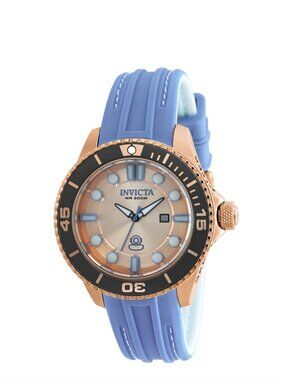 Invicta Pro Diver 20212  Swiss Ronda 775 Caliber Women - 38mm, Blue, Rose Gold